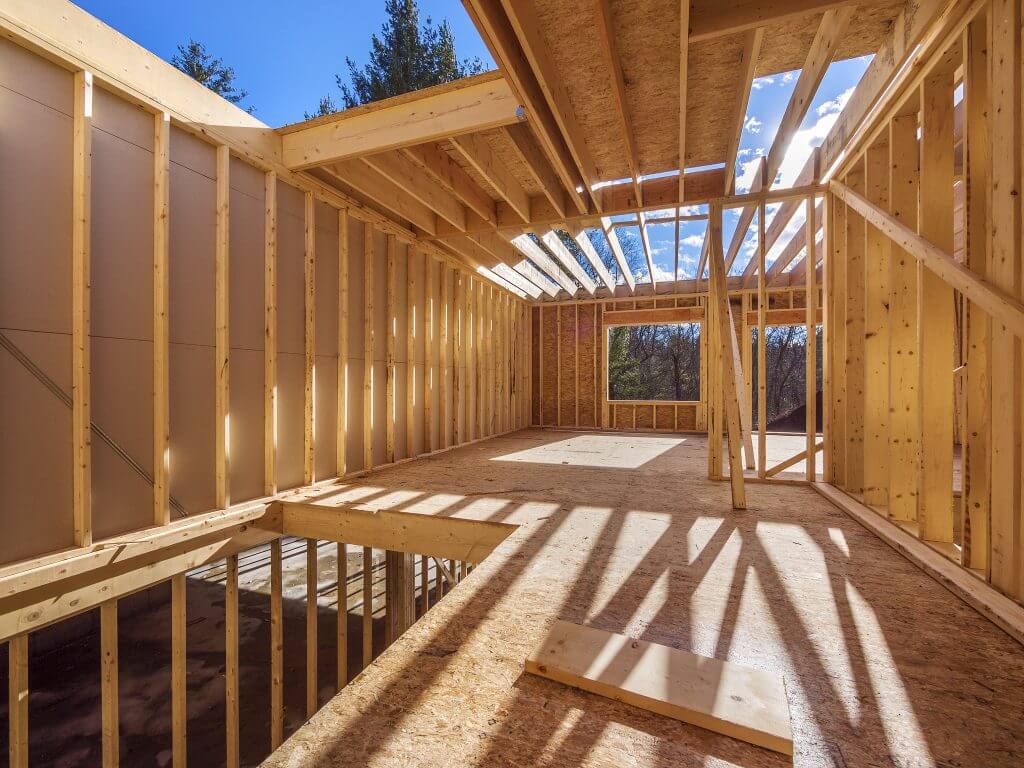 Construction d’une maison neuve à ossature de bois